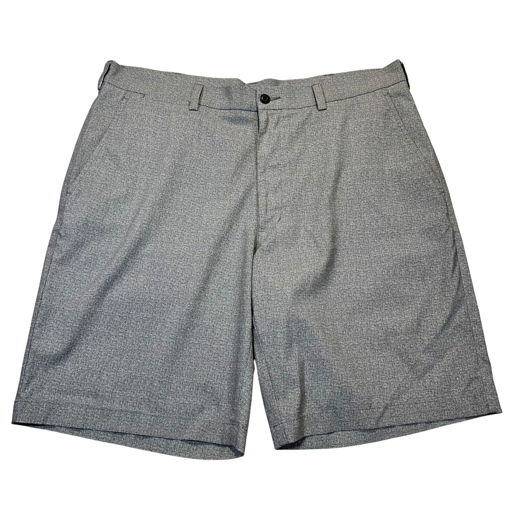 PGA Tour Golf Shorts Mens 36 Grey Heathered Stretch Performance Athletic